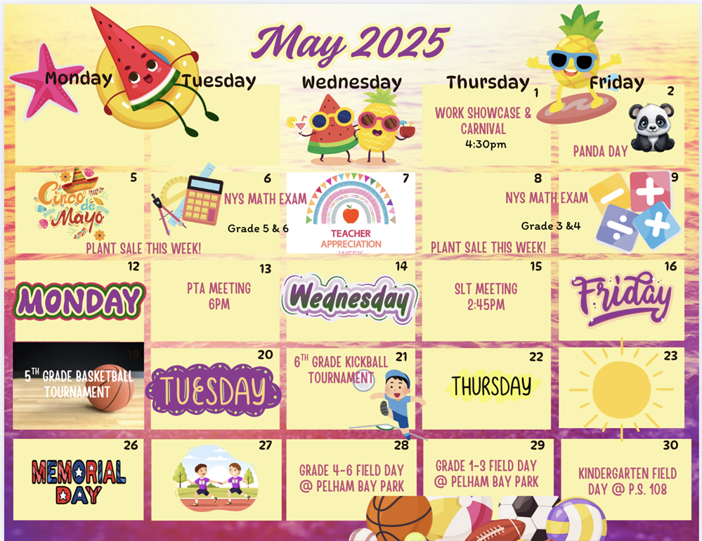 May Calendar